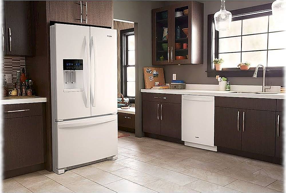 Whirlpool - 25 cu. ft. French Door Refrigerator with External Ice and Water Dispenser - White_4