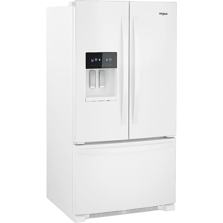 Whirlpool - 25 cu. ft. French Door Refrigerator with External Ice and Water Dispenser - White_8