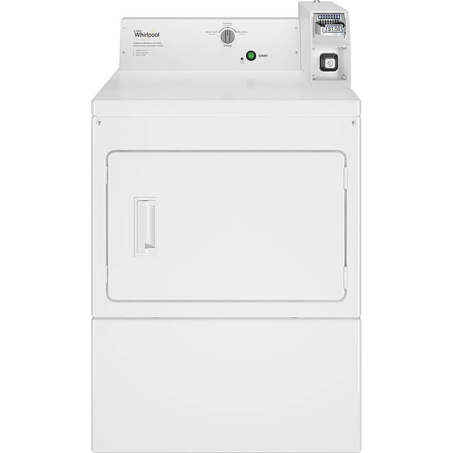 Whirlpool - 7.4 Cu. Ft. Electric Dryer with High-Velocity Airflow System - White_0