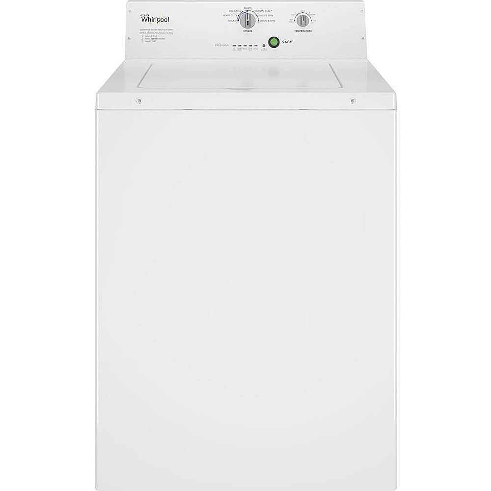 Whirlpool - 3.27 Cu. Ft. High Efficiency Top Load Washer with Deep-Water Wash System - White_0