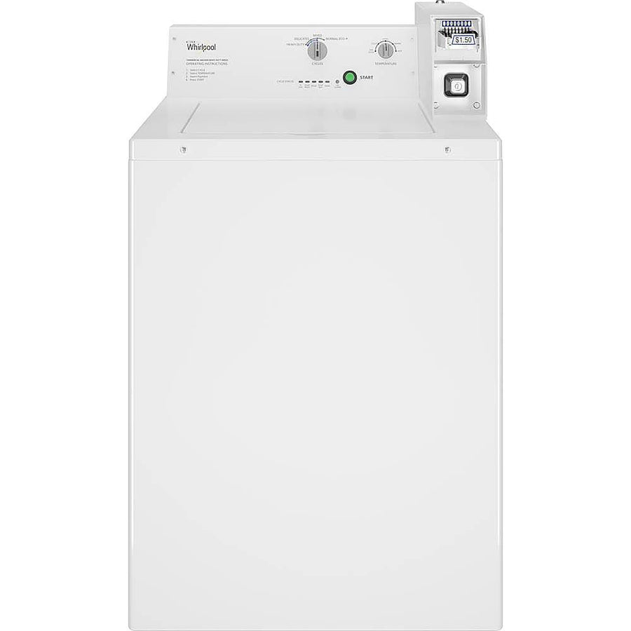 Whirlpool - 3.3 Cu. Ft. High Efficiency Top Load Washer with Deep-Water Wash System - White_0