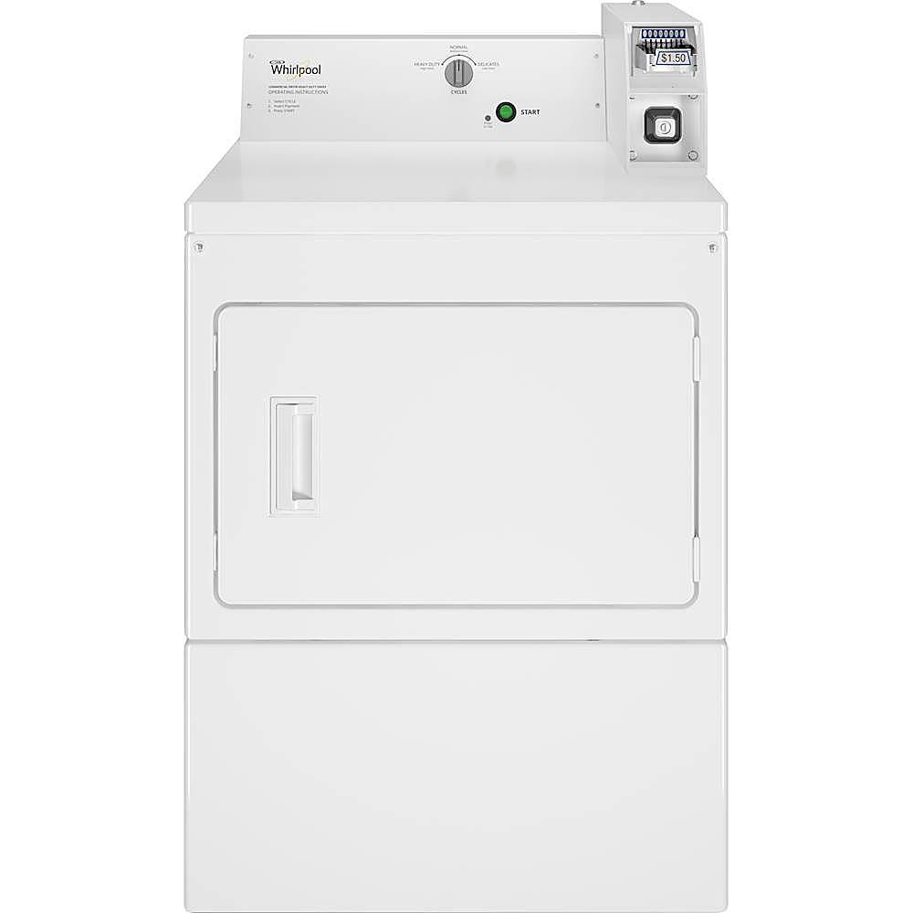 Whirlpool - 7.4 Cu. Ft. Gas Dryer with High-Velocity Airflow System - White_0