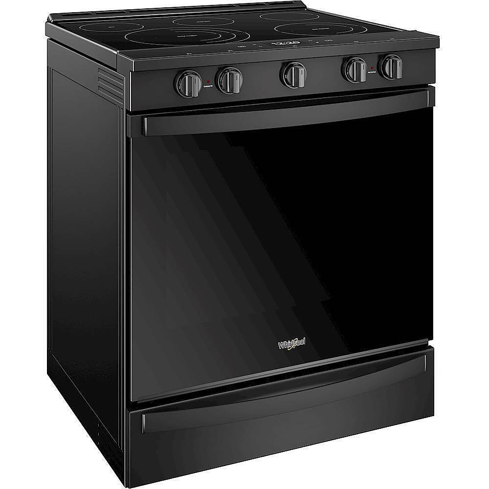 Whirlpool - 6.4 Cu. Ft. Self-Cleaning Slide-In Electric Convection Range - Black_8
