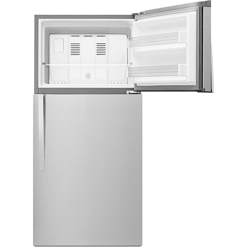 Whirlpool - 19.1 Cu. Ft. Top-Freezer  Fingerprint Resistant Refrigerator - Metallic Steel_3