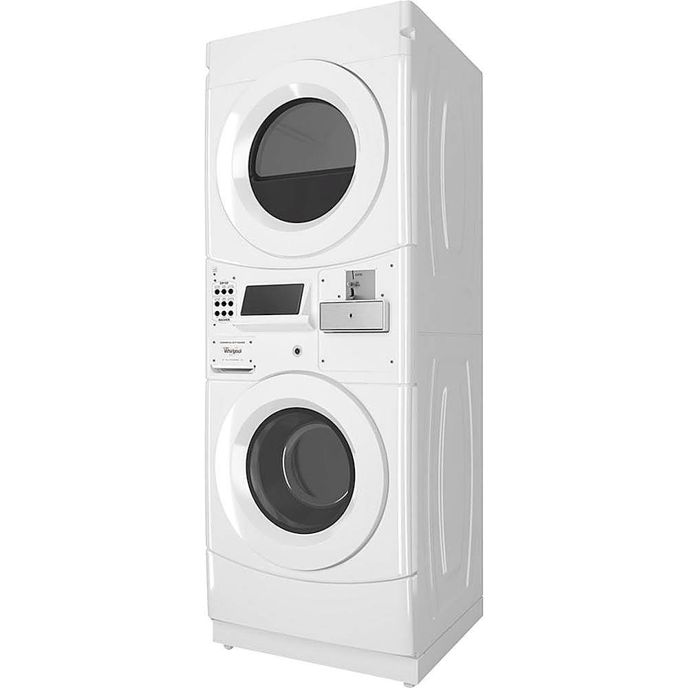 Whirlpool - 3.1 Cu. Ft. Front Load Washer and 6.7 Cu. Ft. Gas Dryer with Space Saving Configuration - White_1