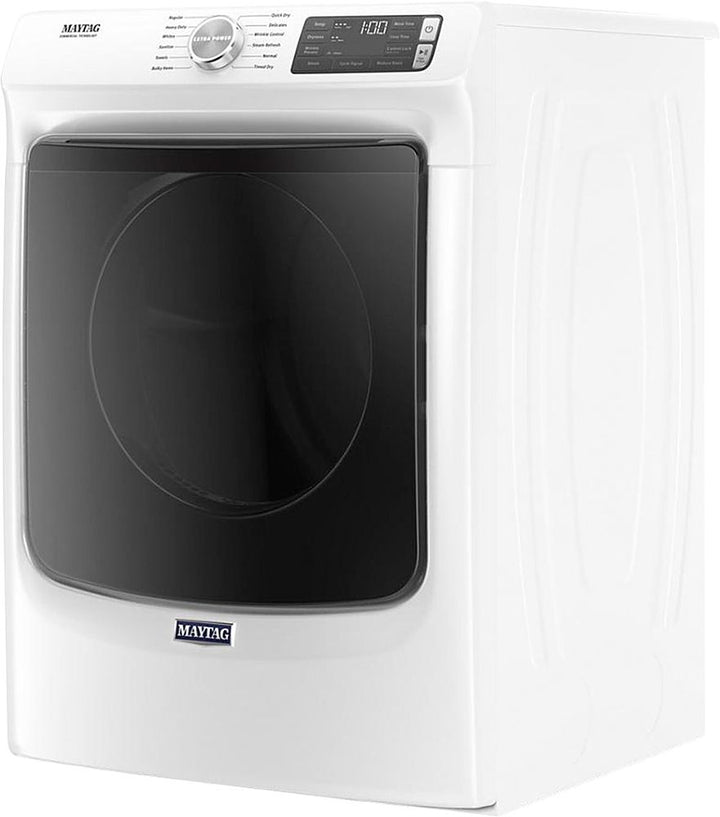 Maytag - 7.3 Cu. Ft. Stackable Electric Dryer with Steam and Extra Power Button - White_16