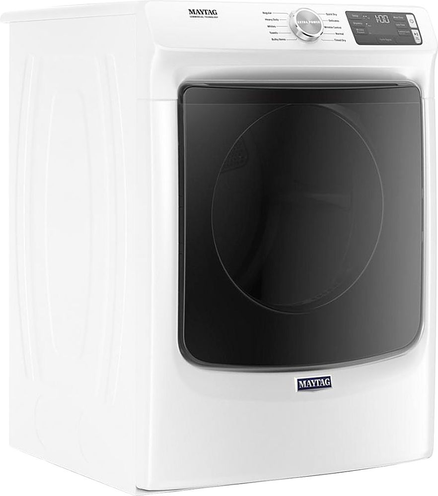 Maytag - 7.3 Cu. Ft. Stackable Gas Dryer with Extra Power Button - White_12