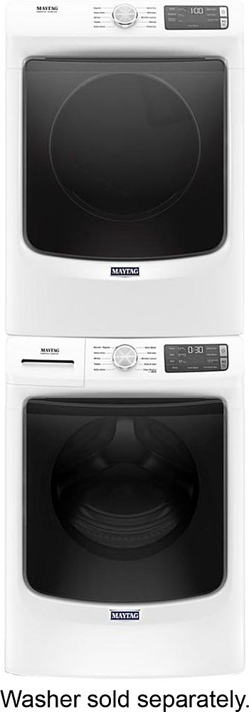Maytag - 7.3 Cu. Ft. Stackable Gas Dryer with Extra Power Button - White_5