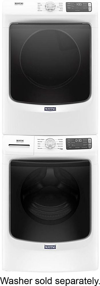 Maytag - 7.3 Cu. Ft. Stackable Electric Dryer with Extra Power Button - White_5