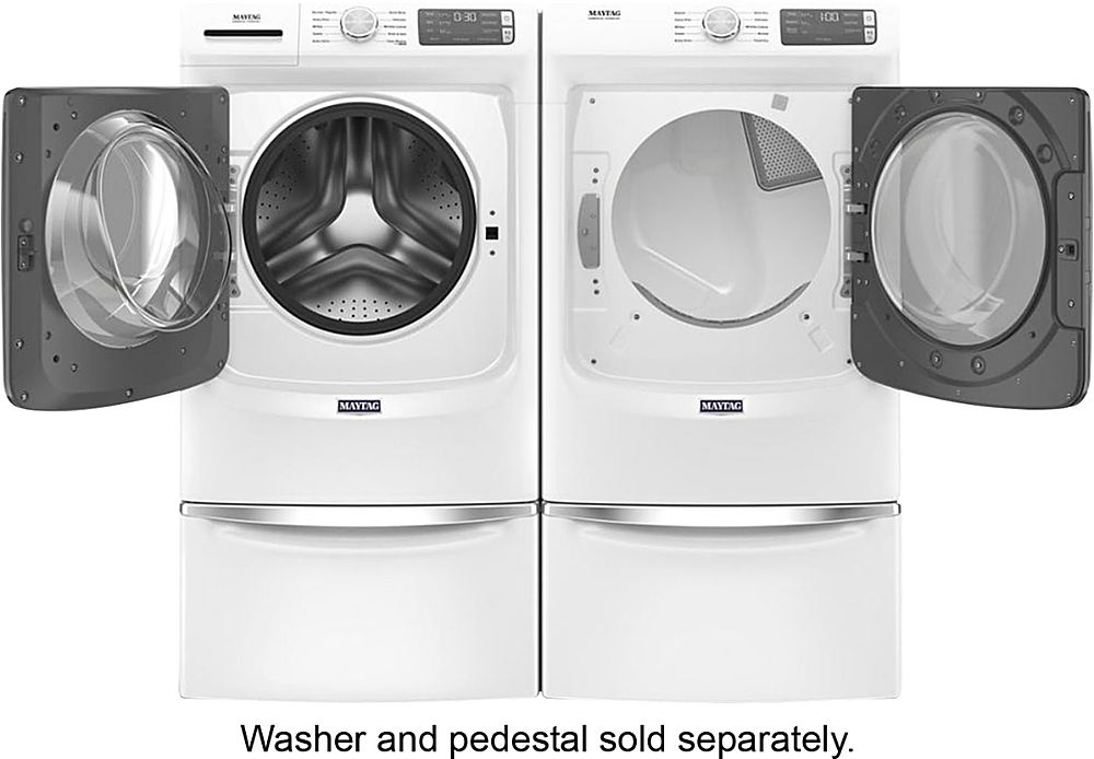Maytag - 7.3 Cu. Ft. Stackable Electric Dryer with Extra Power Button - White_6