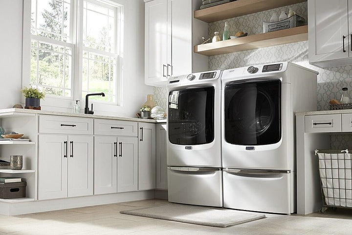 Maytag - 4.5 Cu. Ft. High-Efficiency Stackable Front Load Washer with Steam and Fresh Spin - White_7