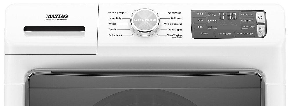 Maytag - 4.5 Cu. Ft. High-Efficiency Stackable Front Load Washer with Steam and Fresh Spin - White_14