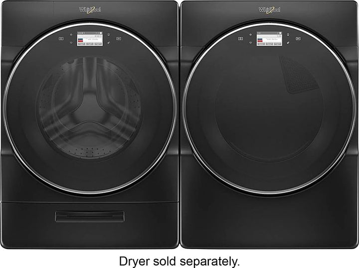 Whirlpool - 5.0 Cu. Ft. High Efficiency Stackable Smart Front Load Washer with Steam and Load & Go XL Dispenser - Black Shadow_11