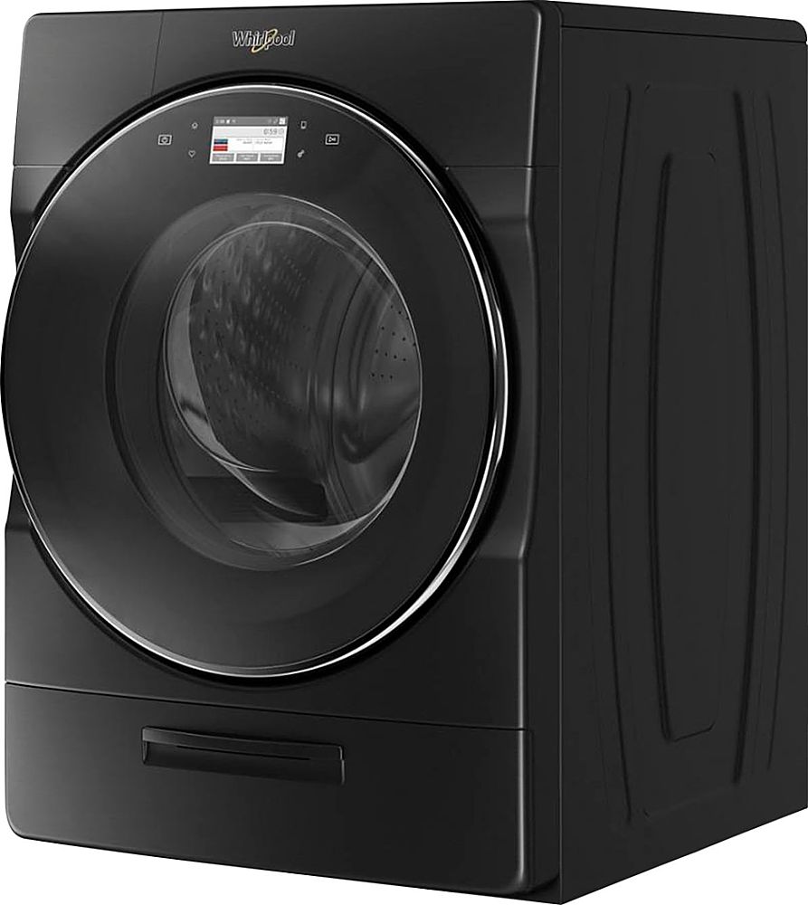 Whirlpool - 5.0 Cu. Ft. High Efficiency Stackable Smart Front Load Washer with Steam and Load & Go XL Dispenser - Black Shadow_13