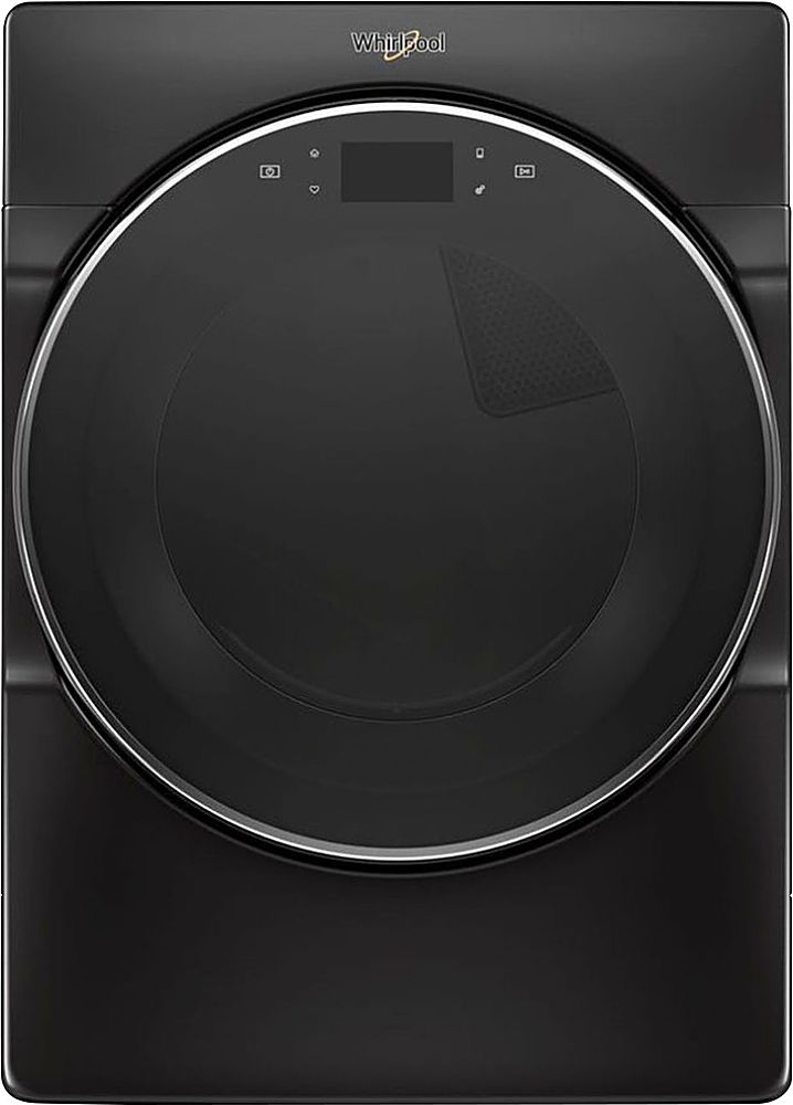 Whirlpool - 7.4 Cu. Ft. 37-Cycle Gas Dryer with Steam - Black Shadow_0