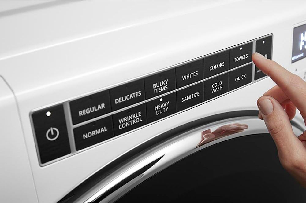 Whirlpool - 5.0 Cu. Ft. High Efficiency Stackable Front Load Washer with Steam and FanFresh - White_2