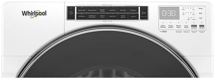 Whirlpool - 5.0 Cu. Ft. High Efficiency Stackable Front Load Washer with Steam and FanFresh - White_11