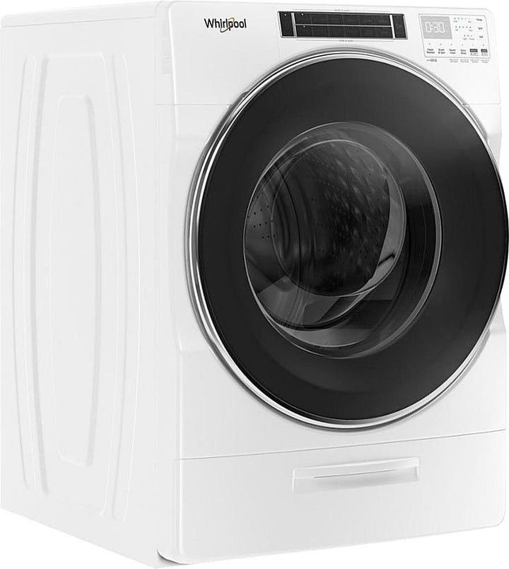 Whirlpool - 5.0 Cu. Ft. High Efficiency Stackable Front Load Washer with Steam and FanFresh - White_18