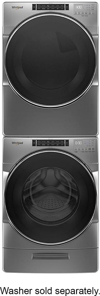 Whirlpool - 7.4 Cu. Ft. 36-Cycle Gas Dryer with Steam - Chrome Shadow_2
