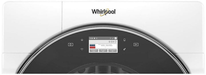 Whirlpool - 5.0 Cu. Ft. High Efficiency Stackable Front Load Washer with Steam and FanFresh - White_8