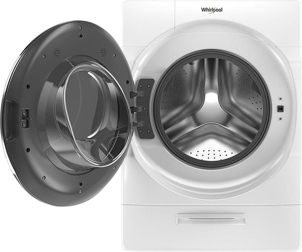 Whirlpool - 5.0 Cu. Ft. High Efficiency Stackable Front Load Washer with Steam and FanFresh - White_9