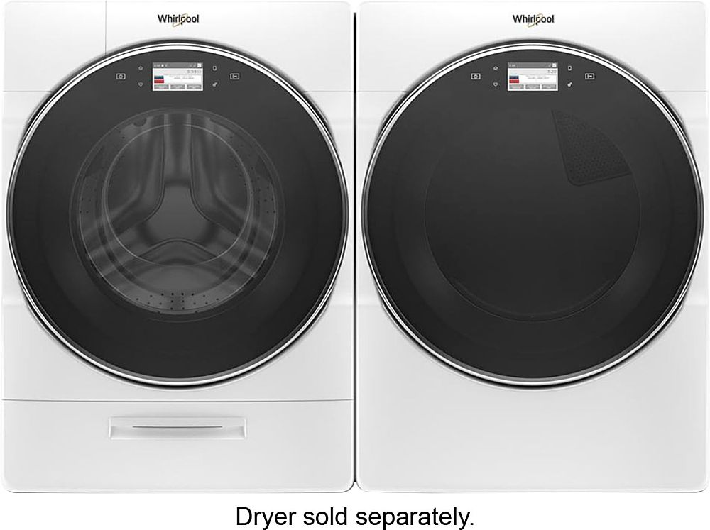 Whirlpool - 5.0 Cu. Ft. High Efficiency Stackable Front Load Washer with Steam and FanFresh - White_10