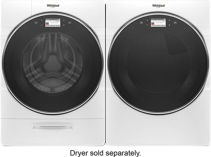 Whirlpool - 5.0 Cu. Ft. High Efficiency Stackable Front Load Washer with Steam and FanFresh - White_10
