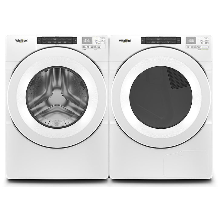 Whirlpool - 4.3 Cu. Ft. High Efficiency Stackable Front Load Washer with 35 Cycle Options - White_5