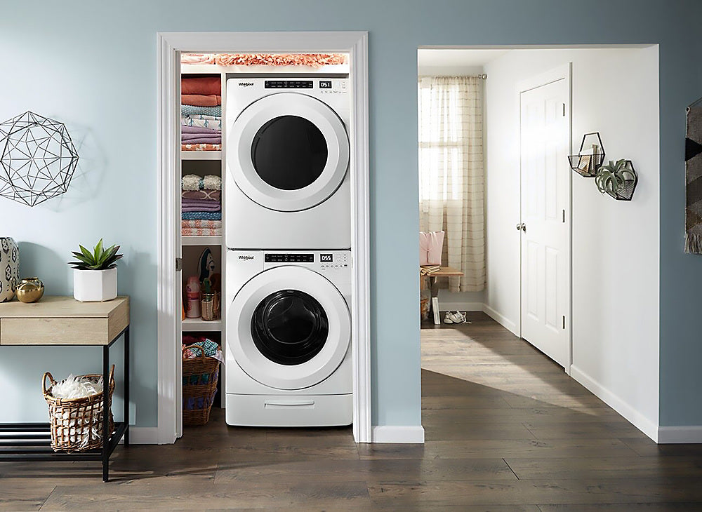 Whirlpool - 4.3 Cu. Ft. High Efficiency Stackable Front Load Washer with 35 Cycle Options - White_6