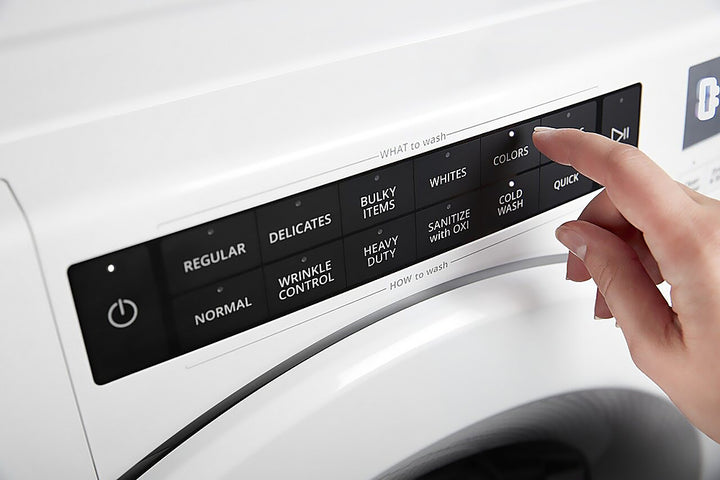 Whirlpool - 4.3 Cu. Ft. High Efficiency Stackable Front Load Washer with 35 Cycle Options - White_9