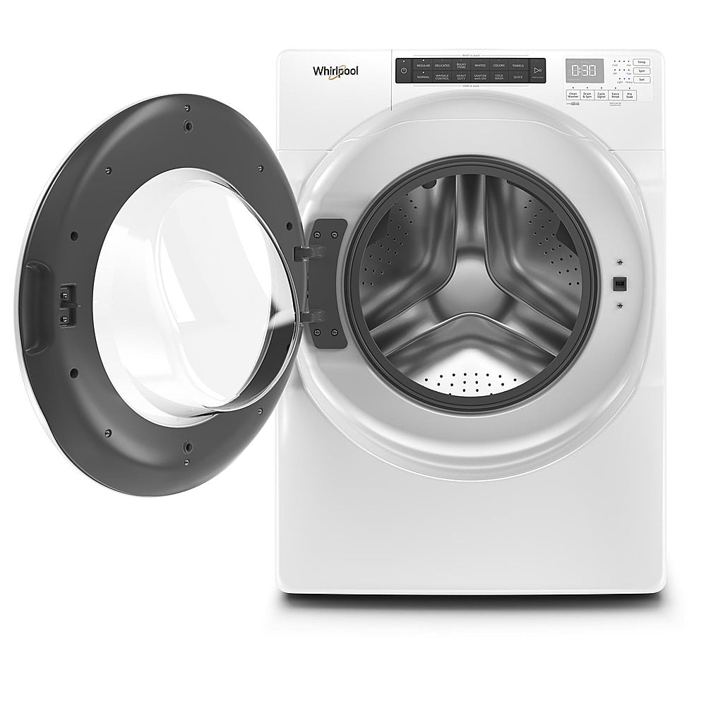 Whirlpool - 4.3 Cu. Ft. High Efficiency Stackable Front Load Washer with 35 Cycle Options - White_10