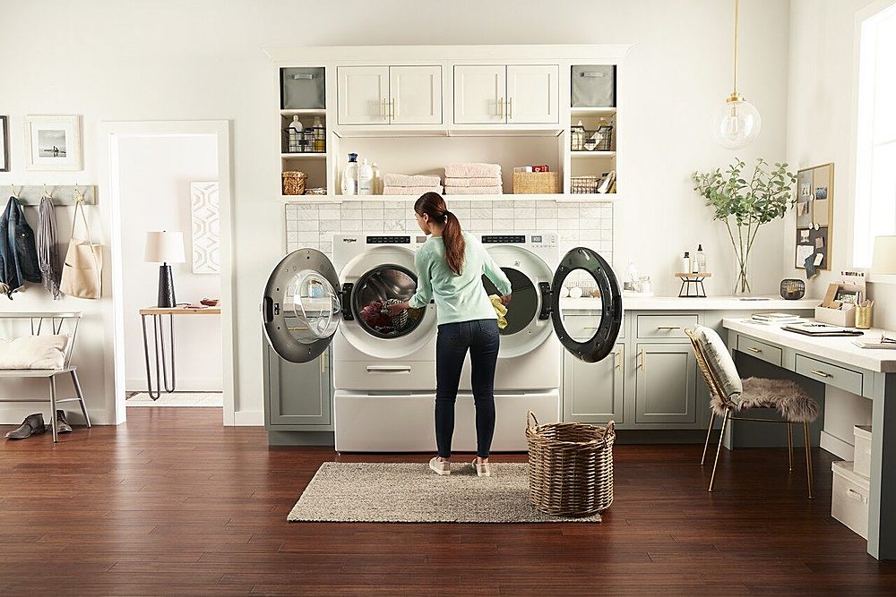 Whirlpool - 7.4 Cu. Ft. Stackable Electric Dryer - White_12