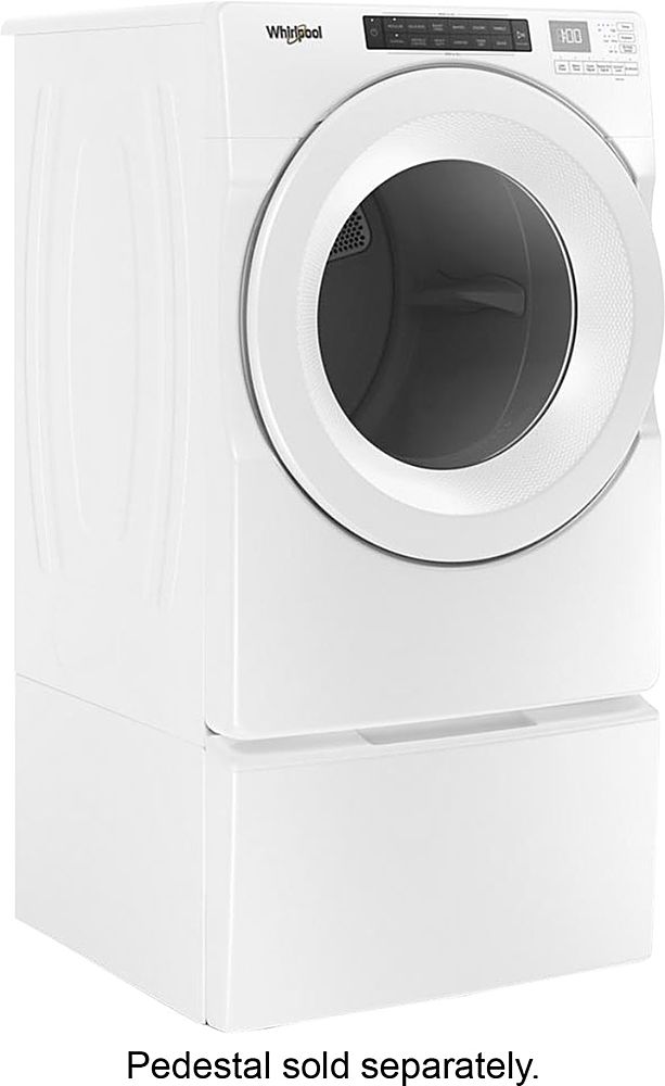 Whirlpool - 7.4 Cu. Ft. Stackable Electric Dryer - White_15