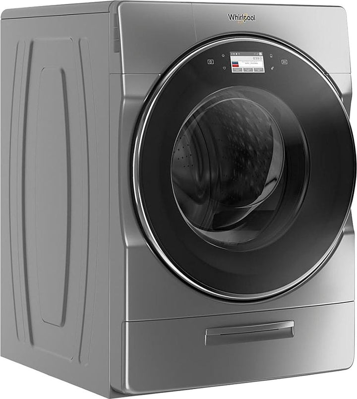 Whirlpool - 5.0 Cu. Ft. High Efficiency Front Load Washer with Steam and Load & Go XL Dispenser - Chrome Shadow_12