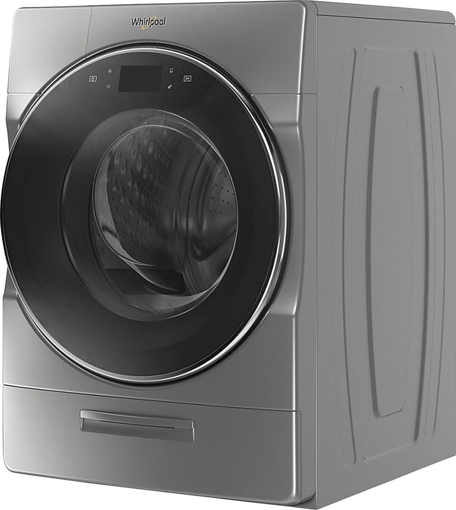 Whirlpool - 5.0 Cu. Ft. High Efficiency Front Load Washer with Steam and Load & Go XL Dispenser - Chrome Shadow_13
