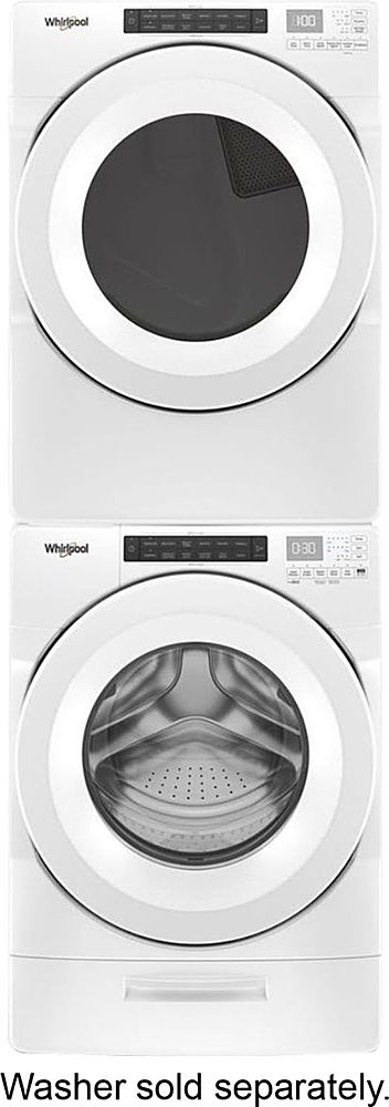 Whirlpool - 7.4 Cu. Ft. Stackable Gas Dryer with Wrinkle Shield Option - White_4