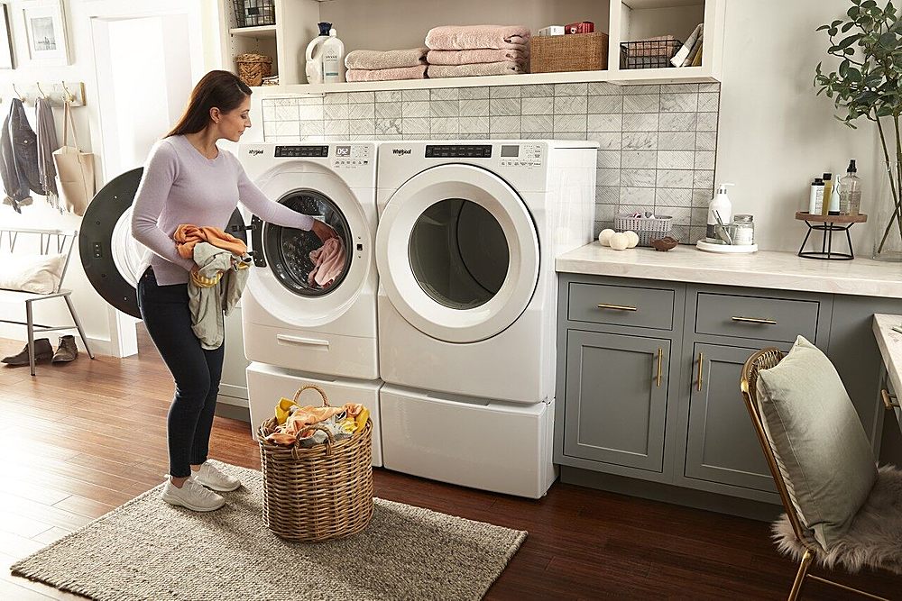 Whirlpool - 7.4 Cu. Ft. Stackable Gas Dryer with Wrinkle Shield Option - White_11