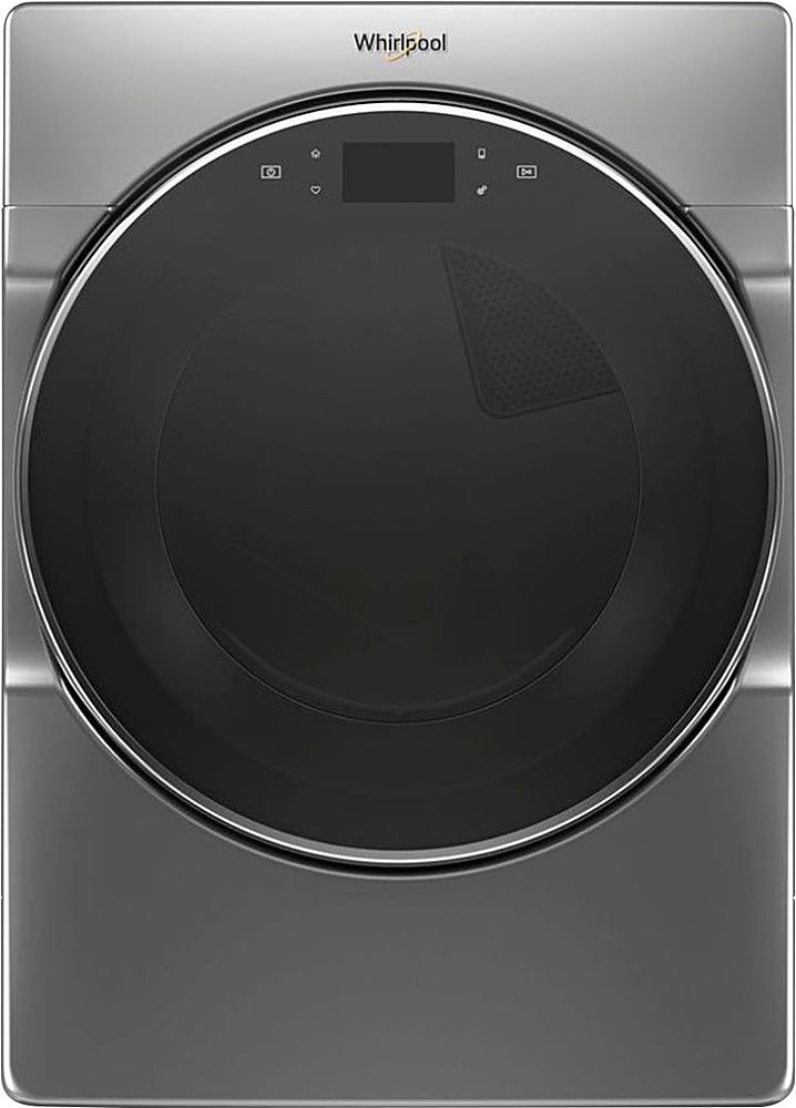 Whirlpool - 7.4 Cu. Ft. 36-Cycle Electric Dryer with Steam - Chrome Shadow_0
