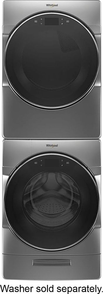 Whirlpool - 7.4 Cu. Ft. 36-Cycle Electric Dryer with Steam - Chrome Shadow_2
