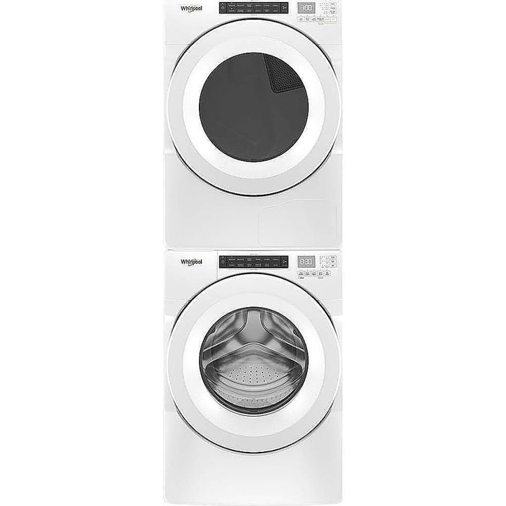 Whirlpool - 7.4 Cu. Ft. Stackable  Electric Dryer with  Wrinkle Shield Option - White_3
