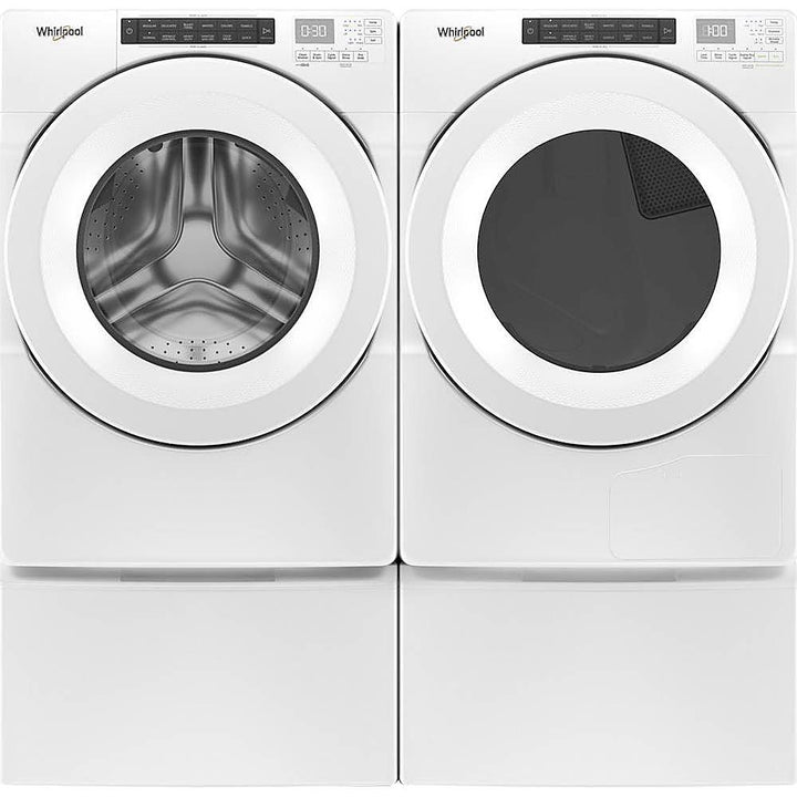 Whirlpool - 7.4 Cu. Ft. Stackable  Electric Dryer with  Wrinkle Shield Option - White_4