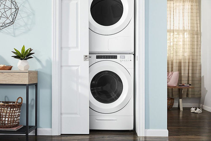Whirlpool - 7.4 Cu. Ft. Stackable  Electric Dryer with  Wrinkle Shield Option - White_11