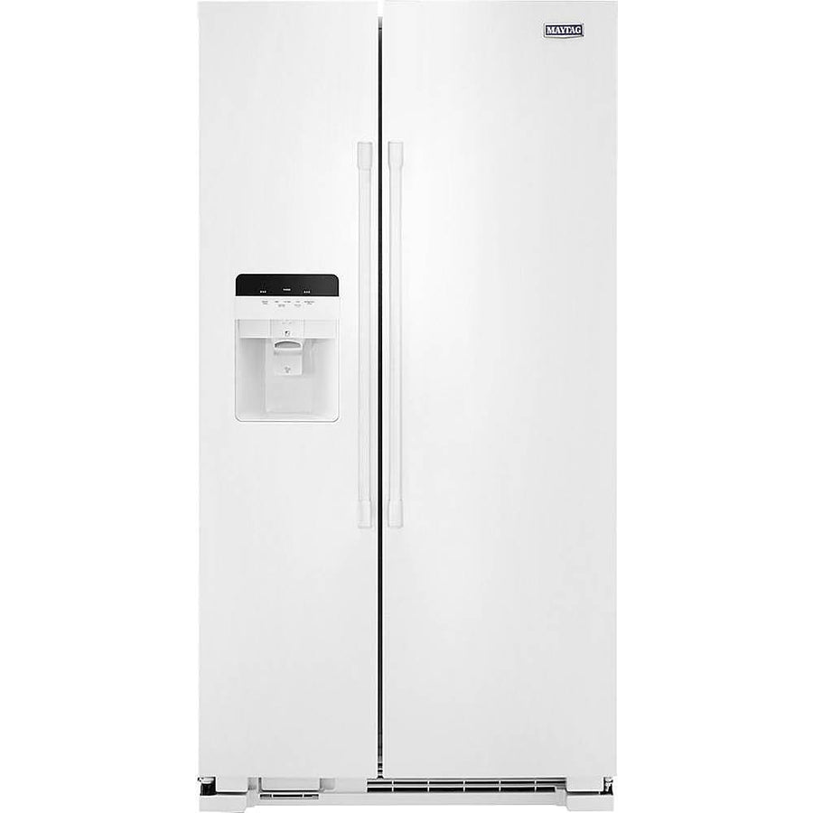 Maytag - 24.5 Cu. Ft. Side-by-Side Refrigerator - White_0