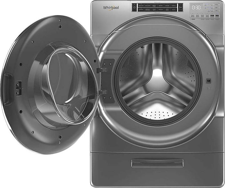 Whirlpool - 4.3 Cu. Ft. High Efficiency Stackable Front Load Washer with Load & Go XL Dispenser - Gray_1