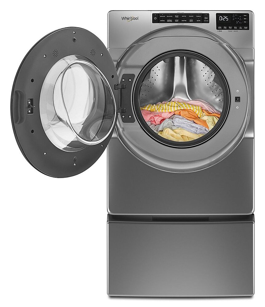Whirlpool - 4.3 Cu. Ft. High Efficiency Stackable Front Load Washer with Load & Go XL Dispenser - Gray_6