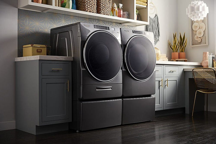 Whirlpool - 4.3 Cu. Ft. High Efficiency Stackable Front Load Washer with Load & Go XL Dispenser - Gray_9