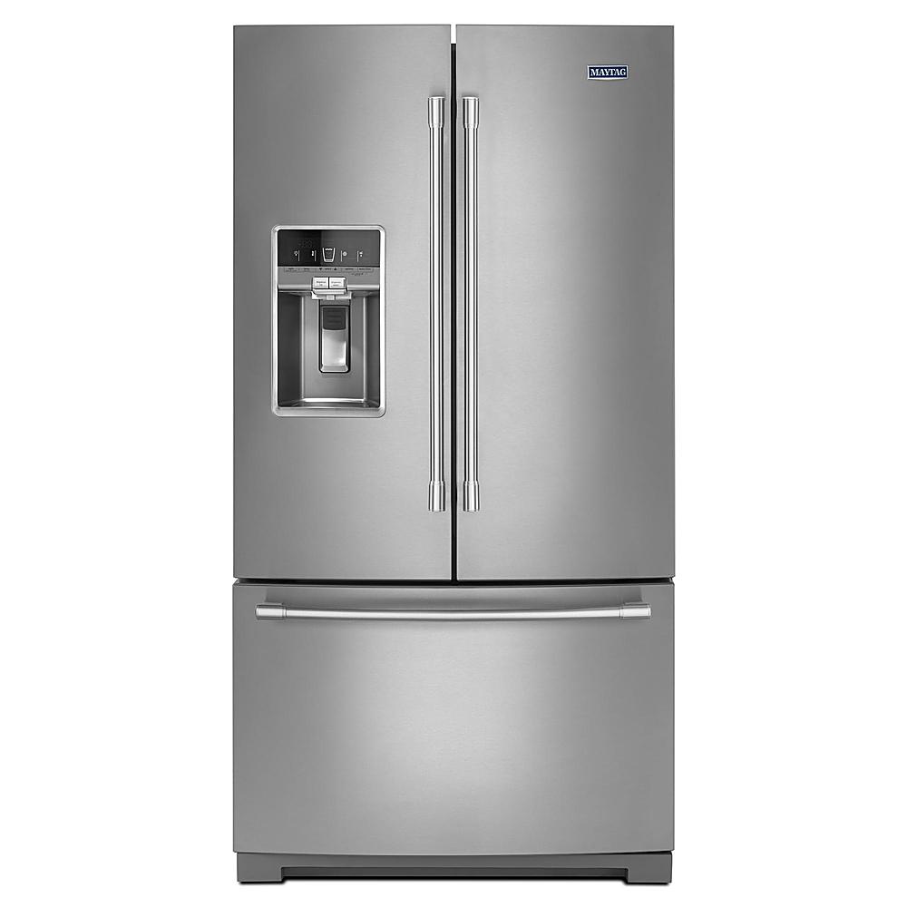 Maytag - 27 cu. ft. French Door Refrigerator with PowerCold Feature - Stainless Steel_0