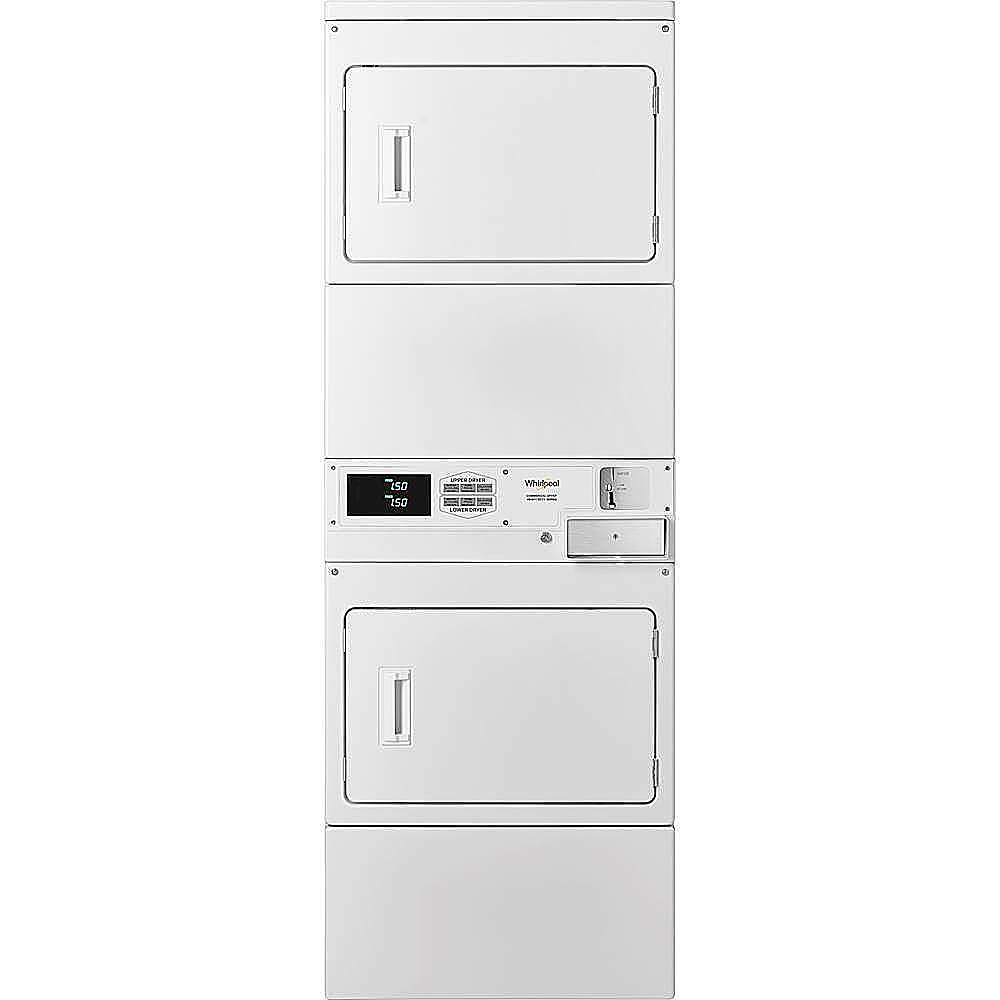 Whirlpool - 7.4 Cu. Ft. Electric Dryer with Space Saving Design - White_0