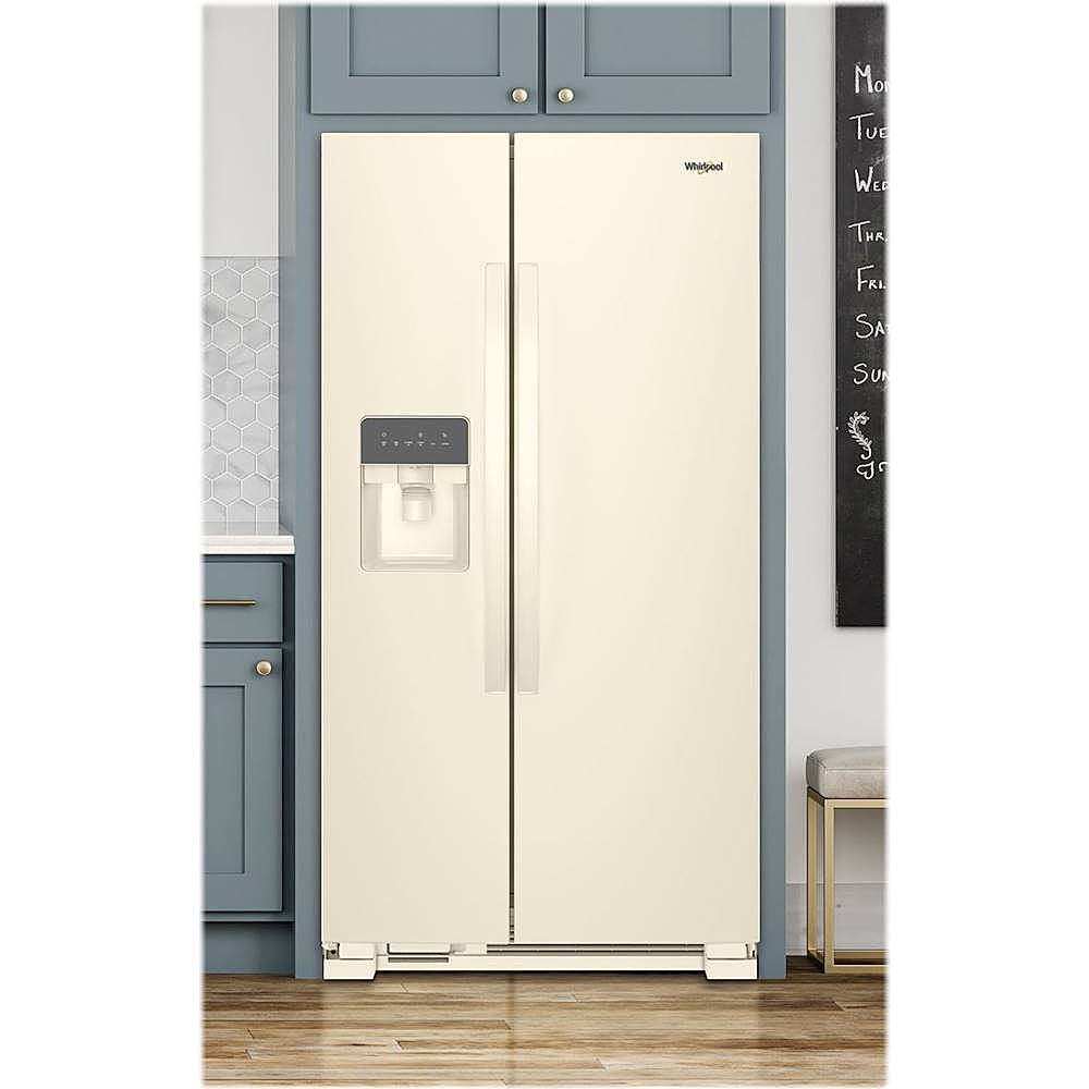 Whirlpool - 24.6 Cu. Ft. Side-by-Side Refrigerator - Biscuit_3