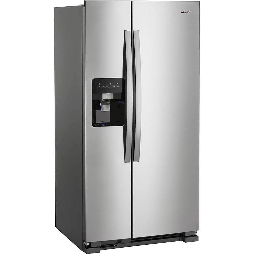 Whirlpool - 21.4 Cu. Ft. Side-by-Side Refrigerator - Monochromatic Stainless Steel_10